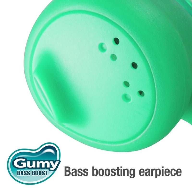 JVC HAF160G Gumy Ear Bud Headphone Green - Image 5
